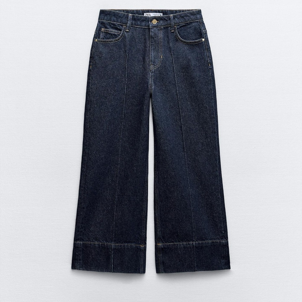 Cropped High Waisted Jeans